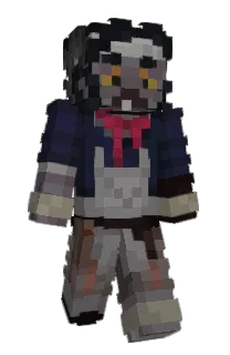 Front of Oriomori's skin