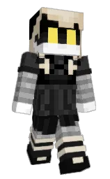 cod gray and white Minecraft skin — Slim model