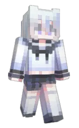 texas rose and white ice Minecraft skin — Slim model — first worn by XCorz