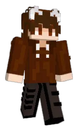 indian tan and brown bramble Minecraft skin — Classic model — first worn by choco_moon12