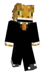 black and tundora Minecraft skin — Slim model