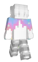 xernissek's Minecraft skin wearing the Aurora cape