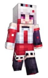 cinder and soft peach Minecraft skin — Classic model — first worn by LaTlcior