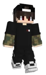 Althz's Minecraft skin wearing the Migrator cape