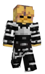 cod gray and black Minecraft skin — Slim model — first worn by batudo