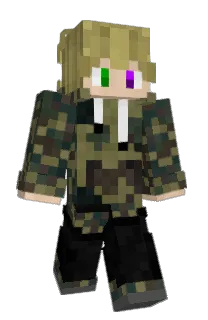 Front of Minecraft skin