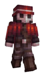 wine berry and crown of thorns Minecraft skin — Slim model — first worn by P4NC4k3S15
