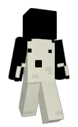 moon mist and foggy gray Minecraft skin — Slim model — first worn by Bnhoof