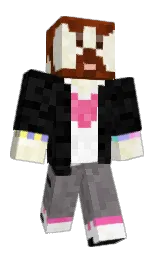 domin8a's Minecraft skin wearing the MineCon 2012 cape