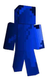 science blue and midnight blue Minecraft skin — Classic model