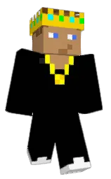 black and twine Minecraft skin — Classic model