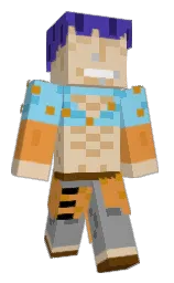 hampton and dusty gray Minecraft skin — Classic model