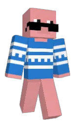 Mazoa's Minecraft skin wearing the Migrator cape