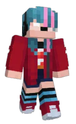 tamarillo and monarch Minecraft skin — Classic model — first worn by BonnieBonaq