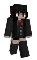 losrs's Minecraft skin wearing the Purple Heart cape