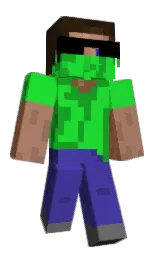 Er12c's Minecraft skin wearing the Migrator cape