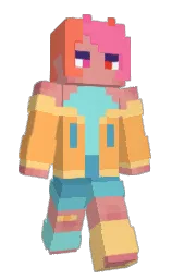 tonys pink and koromiko Minecraft skin — Classic model