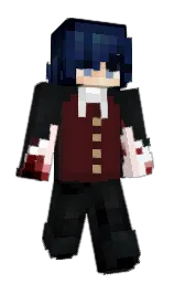 woodsmoke and cod gray Minecraft skin — Slim model — first worn by KawaiiCatBoy