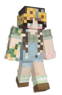 Front of Glowshroomi's skin