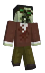 saddle and thatch green Minecraft skin — Classic model — first worn by Fluffy140train