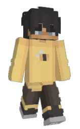Woffel's Minecraft skin wearing the Pan cape