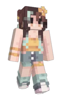 Front of Gumdropi's skin