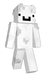 white and alabaster Minecraft skin — Slim model