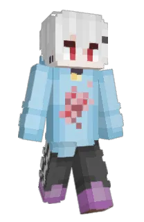 Front of Kikifrau's skin
