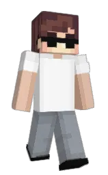 concrete and alabaster Minecraft skin — Slim model — first worn by Itz__Damien