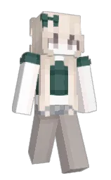 user0xman's Minecraft skin wearing the Purple Heart cape