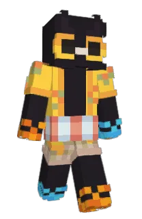 Front of Anibo's skin