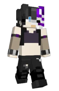 Front of Neahline's skin