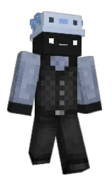 cod gray and periwinkle gray Minecraft skin — Classic model — first worn by Nachooo09
