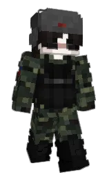 TwIkSTOP's Minecraft skin wearing the Migrator cape