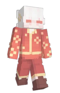 Front of Deyxer's skin