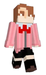 Octosash's Minecraft skin wearing the Purple Heart cape