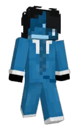 larpoice's Minecraft skin wearing the Moonlight Trail cape