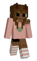 eunry and old rose Minecraft skin — Slim model — first worn by maeda_mirai