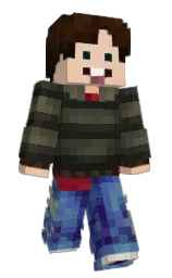 log cabin and rangoon green Minecraft skin — Slim model — first worn by ScooterBoiVEVO