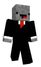 black and boulder Minecraft skin — Classic model