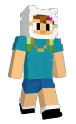 sugar cane and eastern blue Minecraft skin — Slim model — first worn by ItsKingBlake