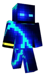 blue and dark blue Minecraft skin — Classic model