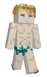 wafer and bone Minecraft skin — Slim model — first worn by TrustyasHeck