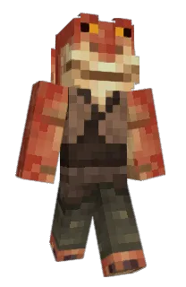 Front of Alik's skin