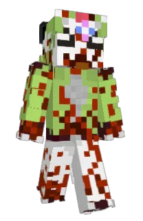 Front of antonymph's skin