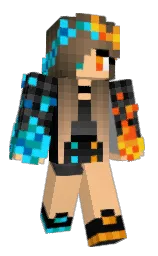 Nolwenn64's Minecraft skin wearing the Cherry Blossom cape