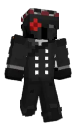 mine shaft and cod gray Minecraft skin — Classic model