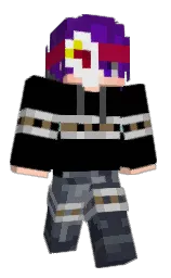 black and abbey Minecraft skin — Classic model