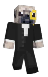Fancy_Pug's Minecraft skin wearing the Migrator cape