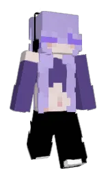 black and victoria Minecraft skin — Slim model — first worn by advhaau